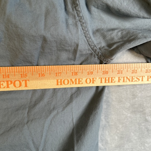 Buck Mason Shirt Mens Medium Draped Twill One Pocket Button Down Casual - Picture 5 of 9